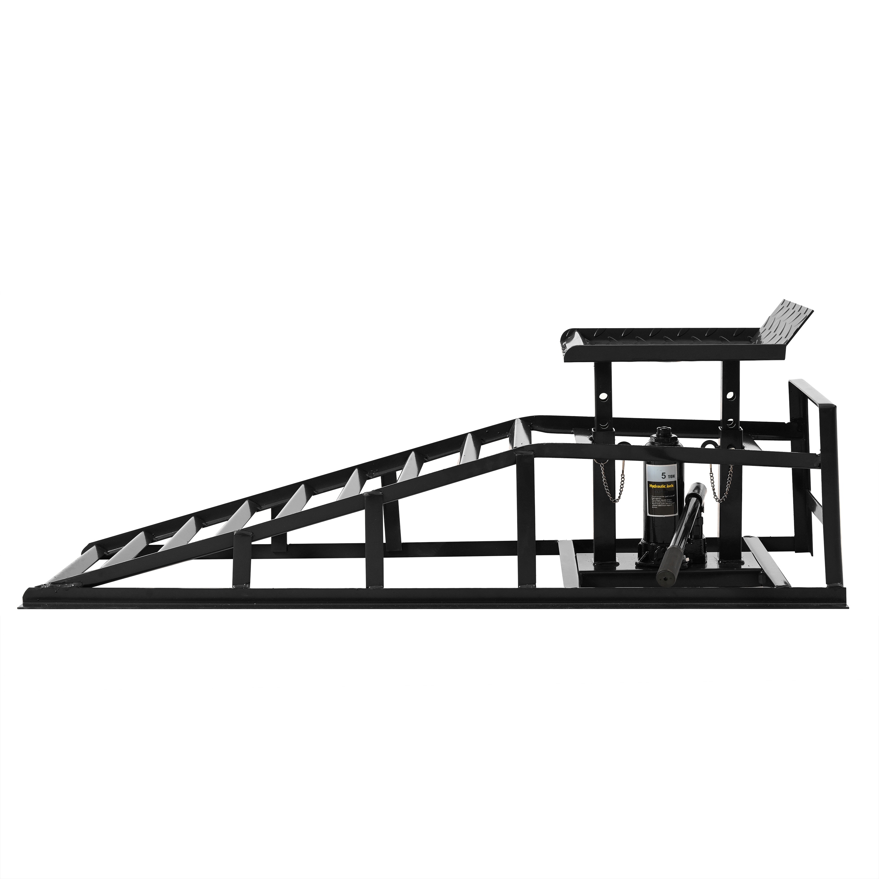 Rampes levage auto 5 tonnes hydrauliques 2 pièces noir
