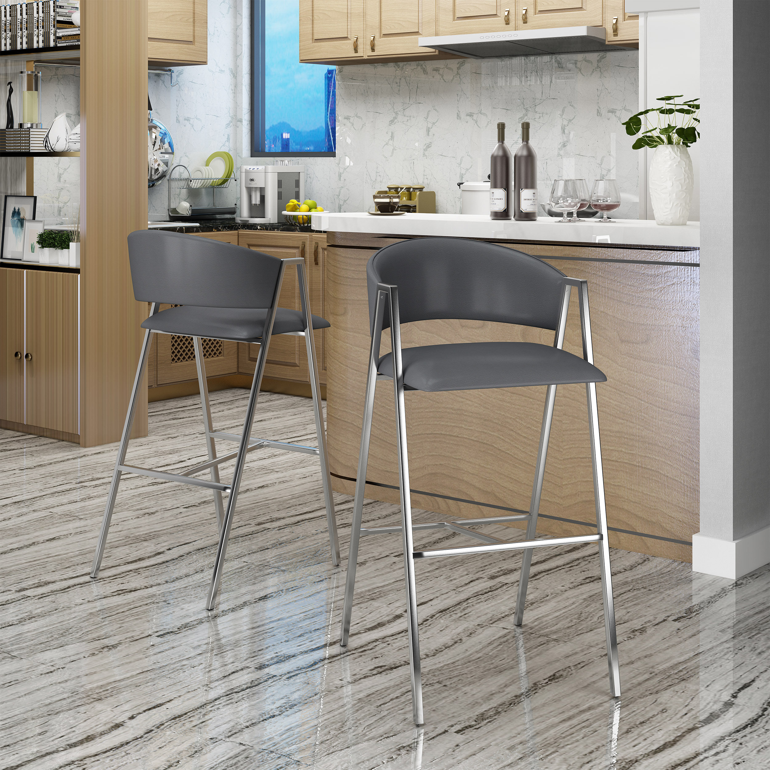 CHAISE BAR MP2 Ensemble de 2