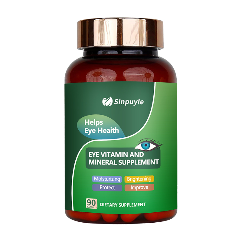 Halal lutéine santé oculaire, capsules vitamine et minéraux