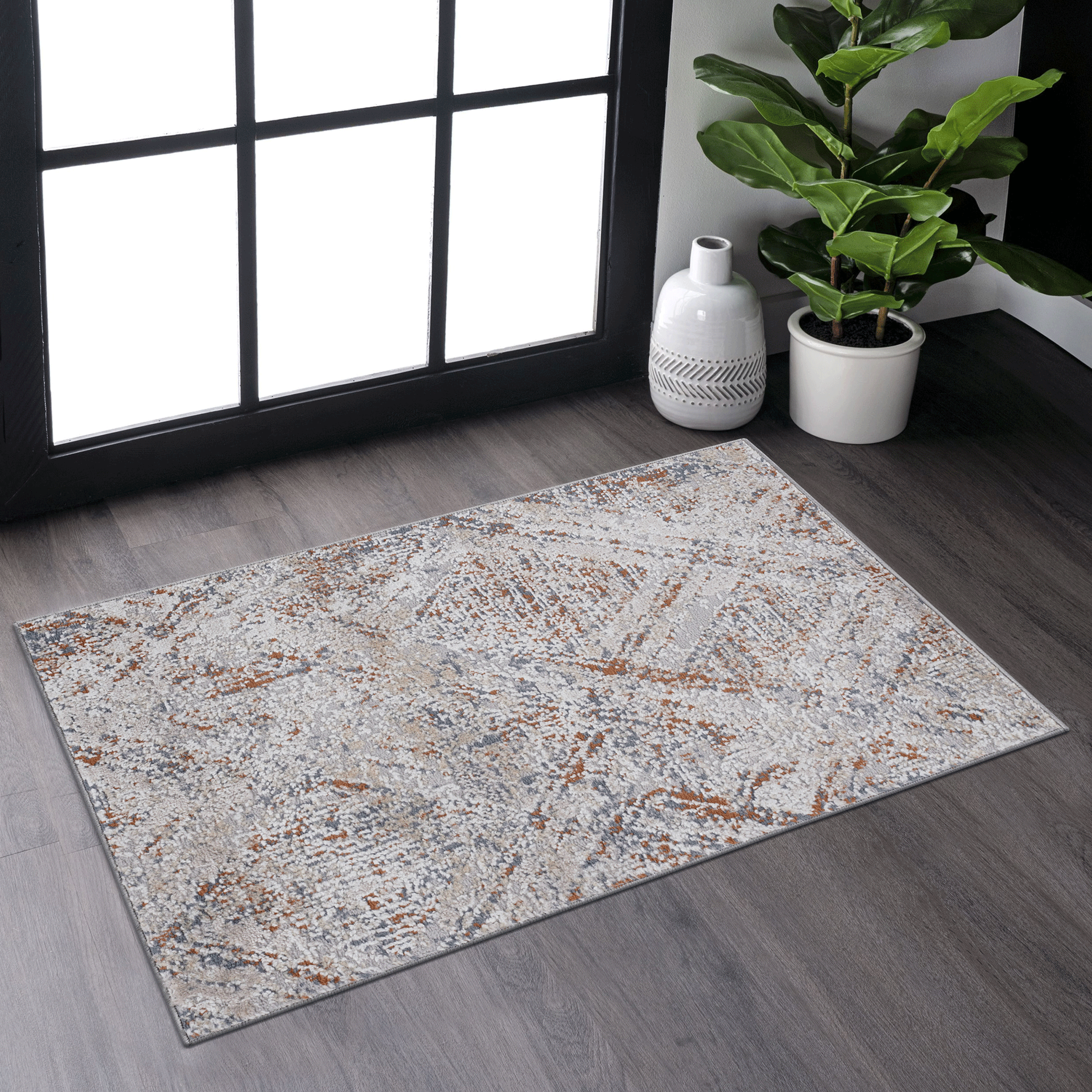 PAYAS 2X3 beige tapis géométrique