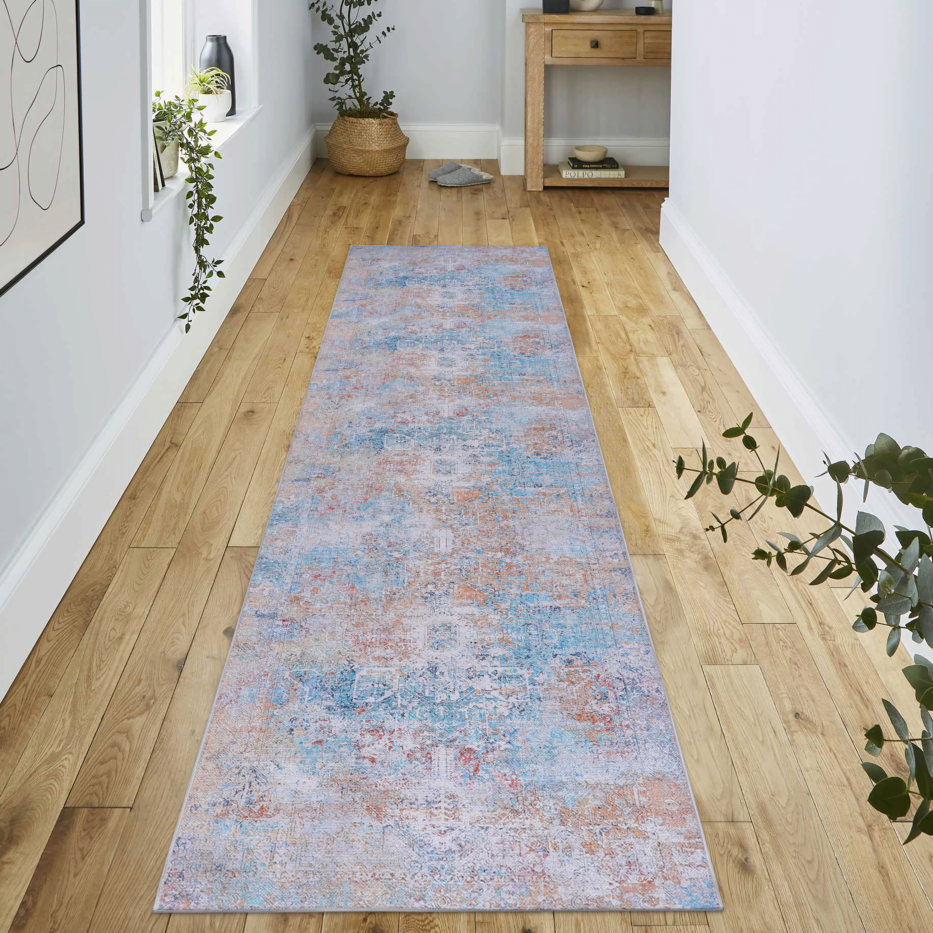 Tapis lavable MAVAL jaune 2'6" X 10'