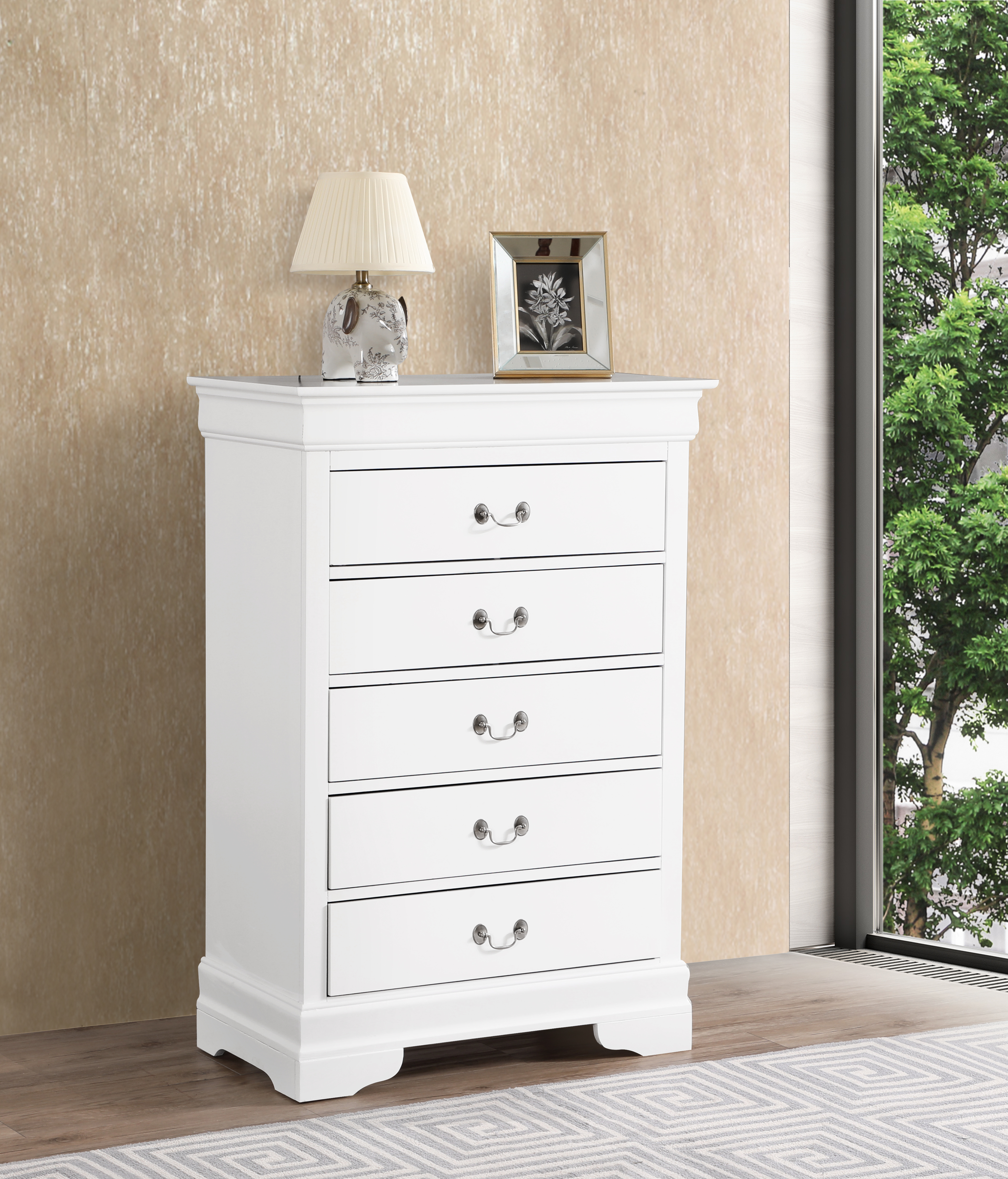 Meuble Louis Phillipe G3190-CH blanc