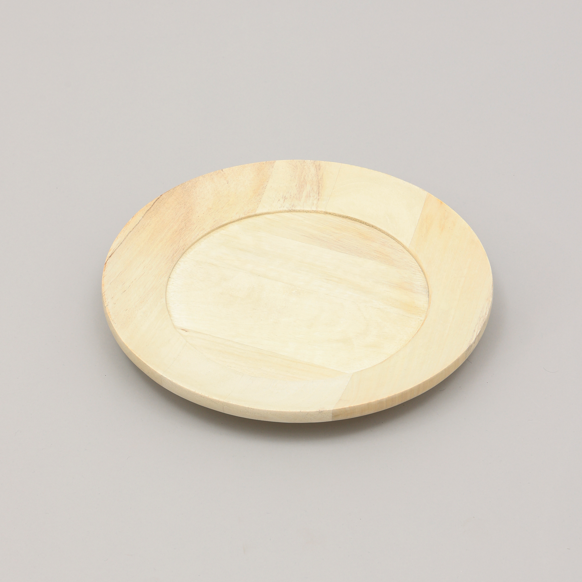 Assiette de présentation 13" bois, set de table artisanal