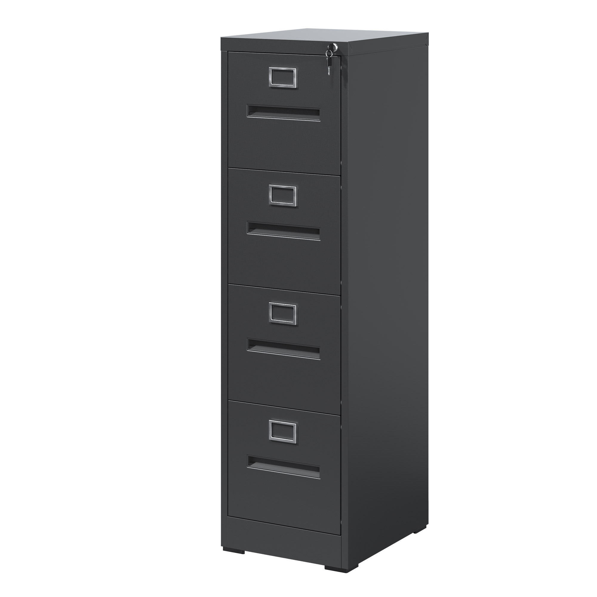 Classeur 4 tiroirs métal serrure armoire verticale