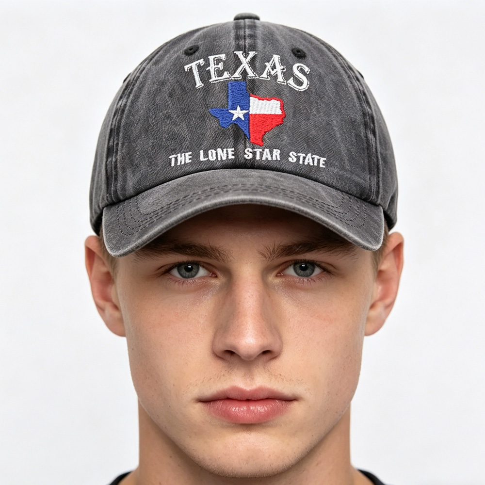 Casquette Texas Lone Star coton lavé 2 pcs
