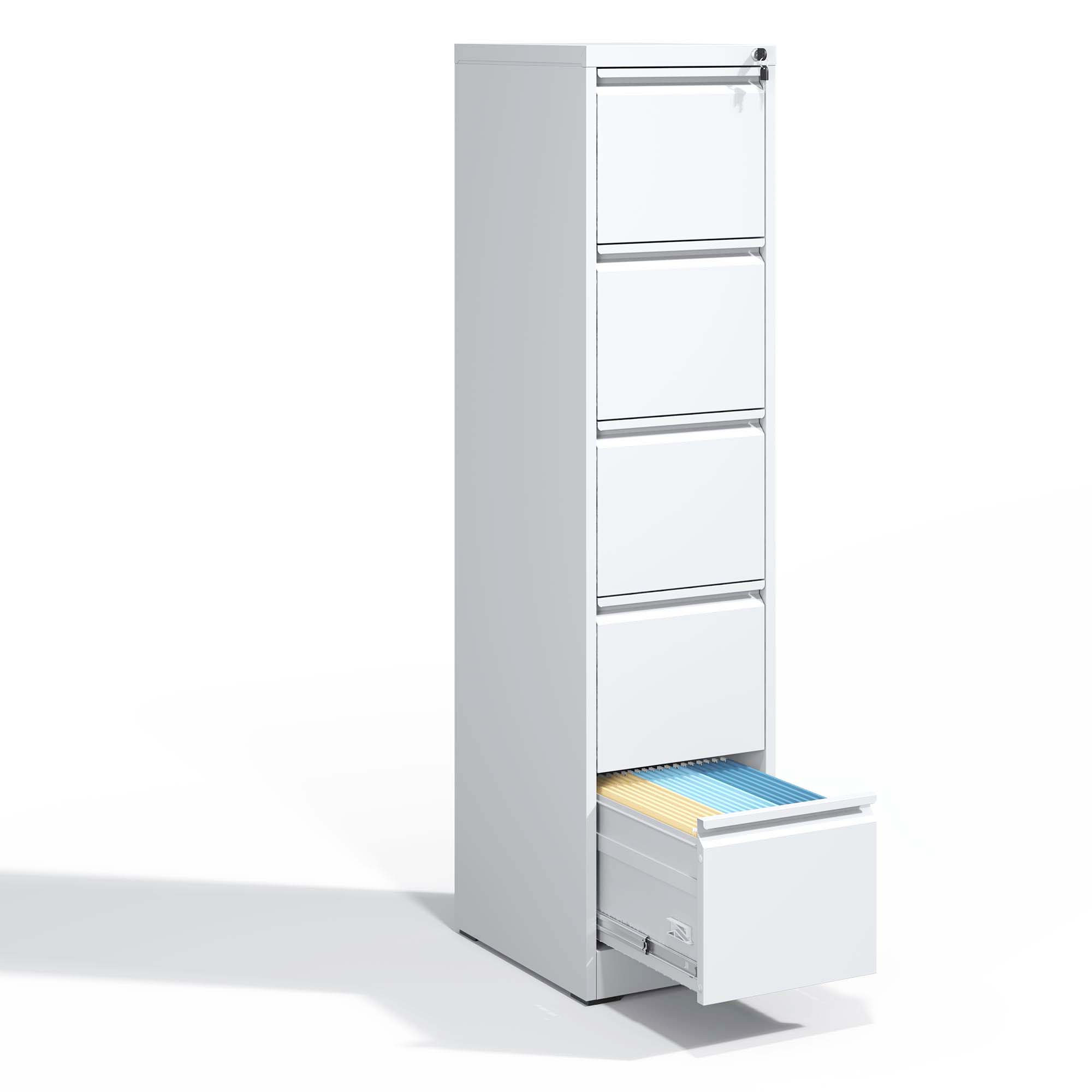 Classeur vertical 5 tiroirs avec serrure A4/Lettre