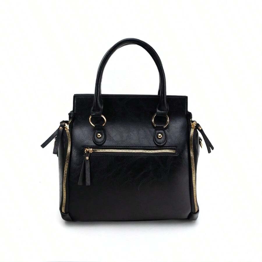 Sac à main vintage grande capacité avec poches