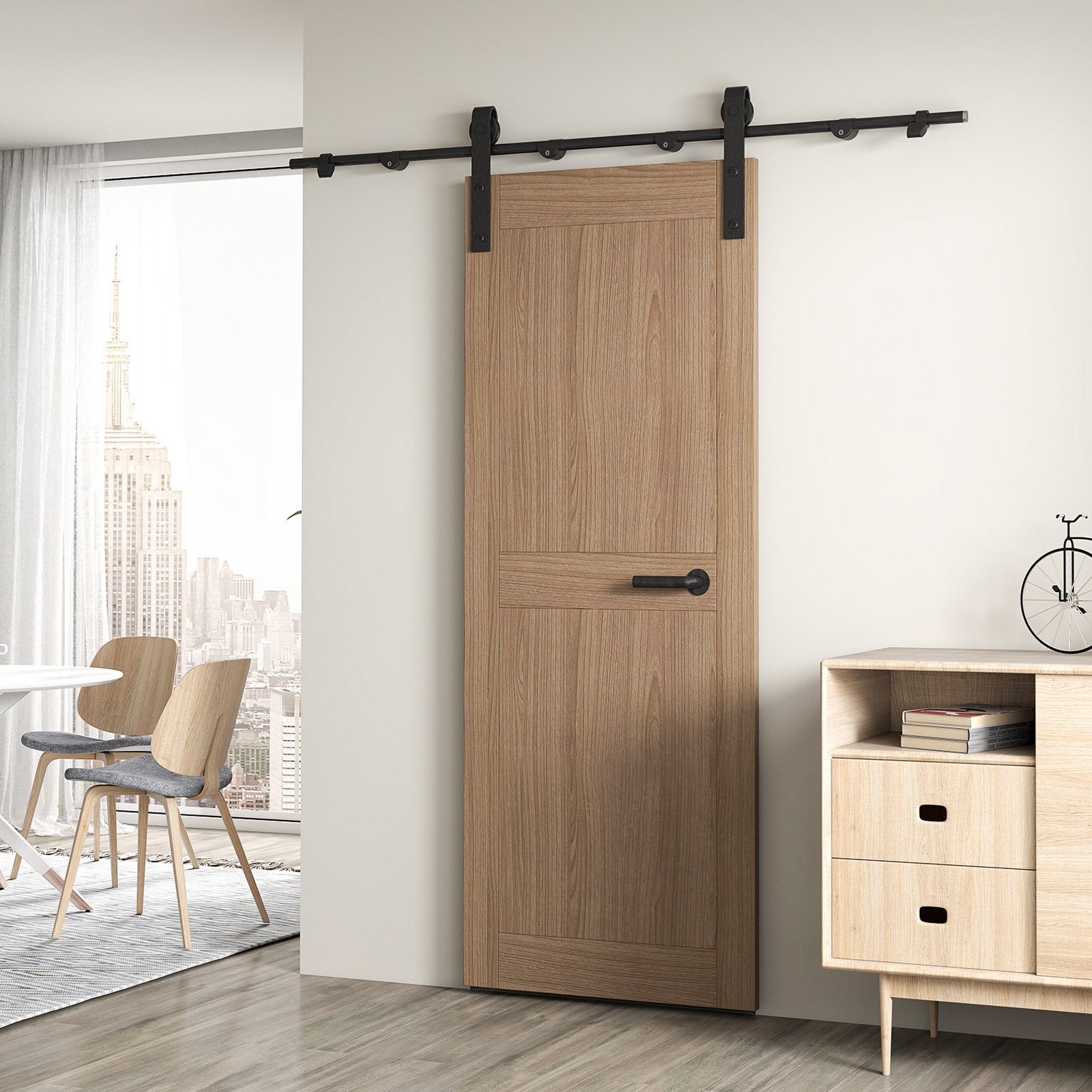 Quincaillerie porte grange 6,6pi coulissante J