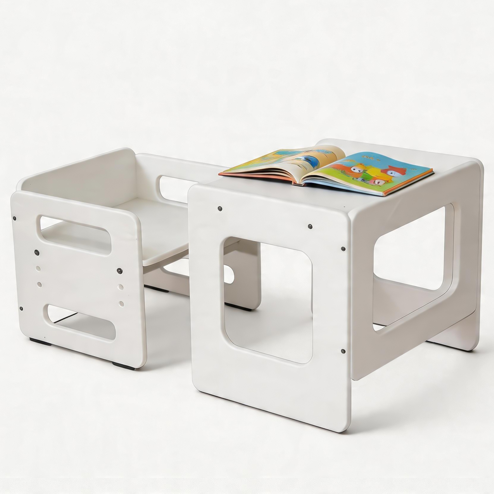 Set table chaise enfant hauteur ajustable 1-3 ans