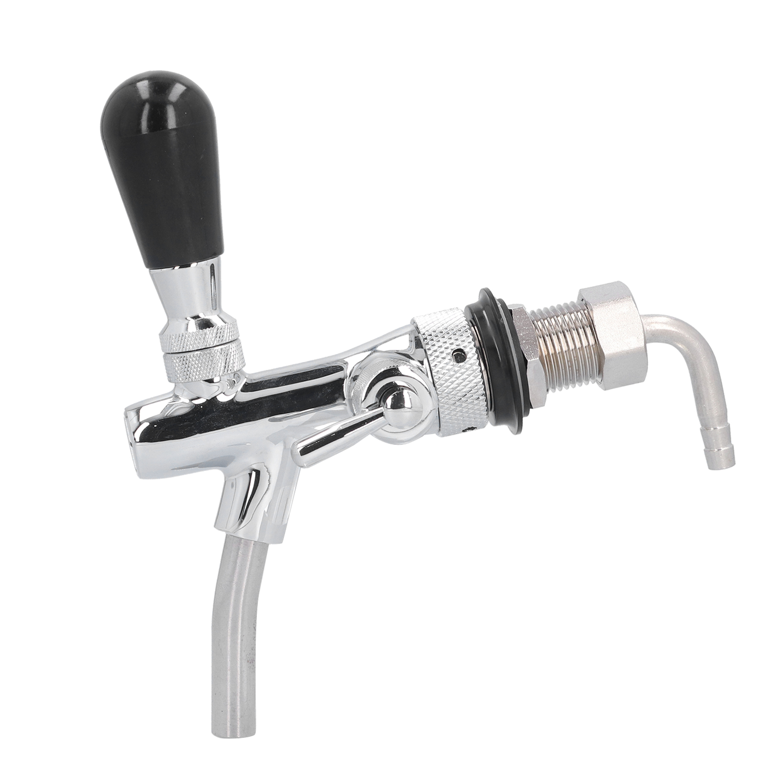 Robinet bière G5/8 laiton acier inox ajustable fûts bars