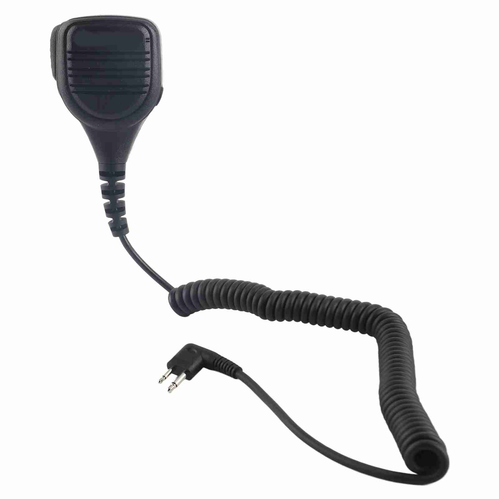 Microphone talkie-walkie 3.5mm clip ceinture acier
