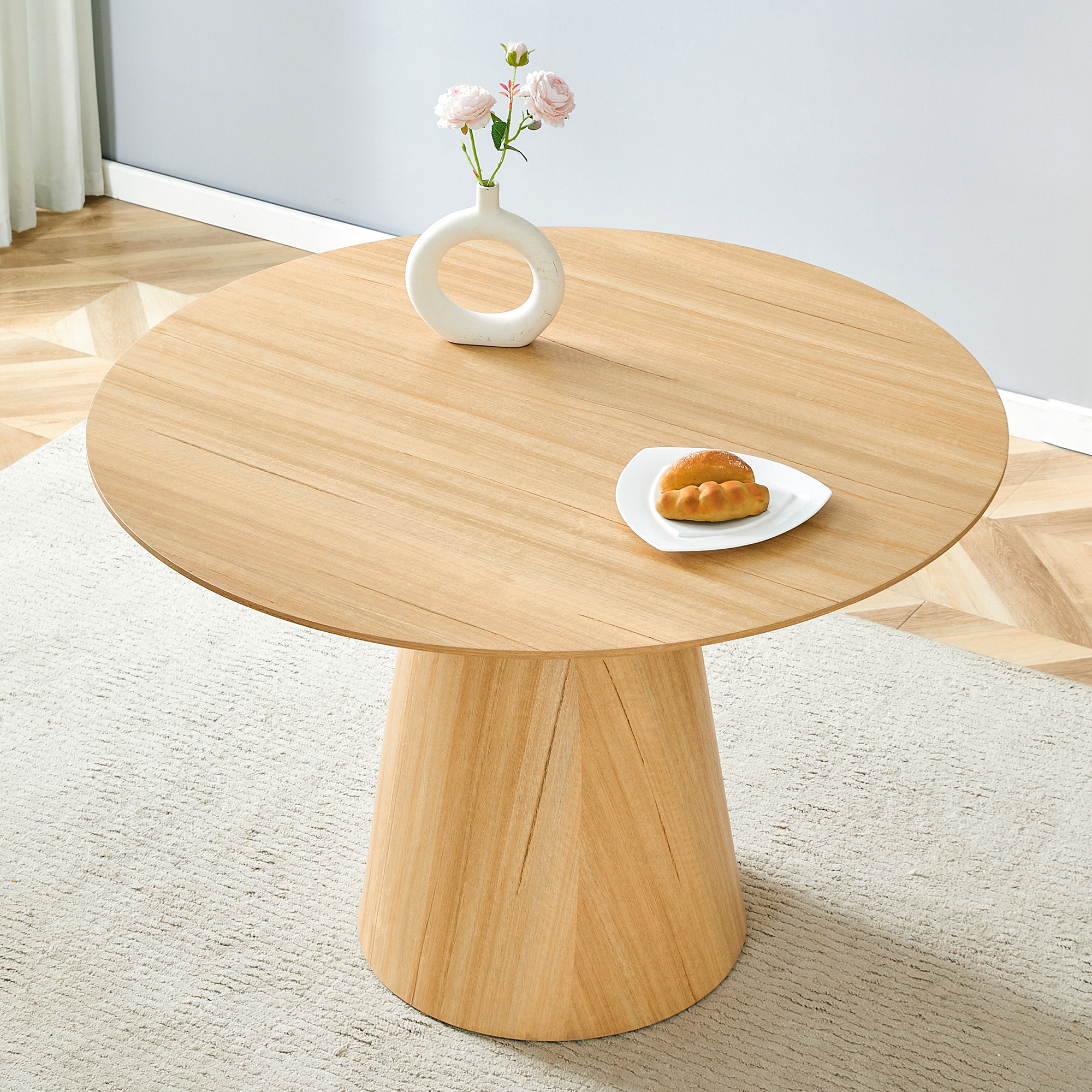 Table à manger MDF moderne - Circulaire, salle à manger/terrasse