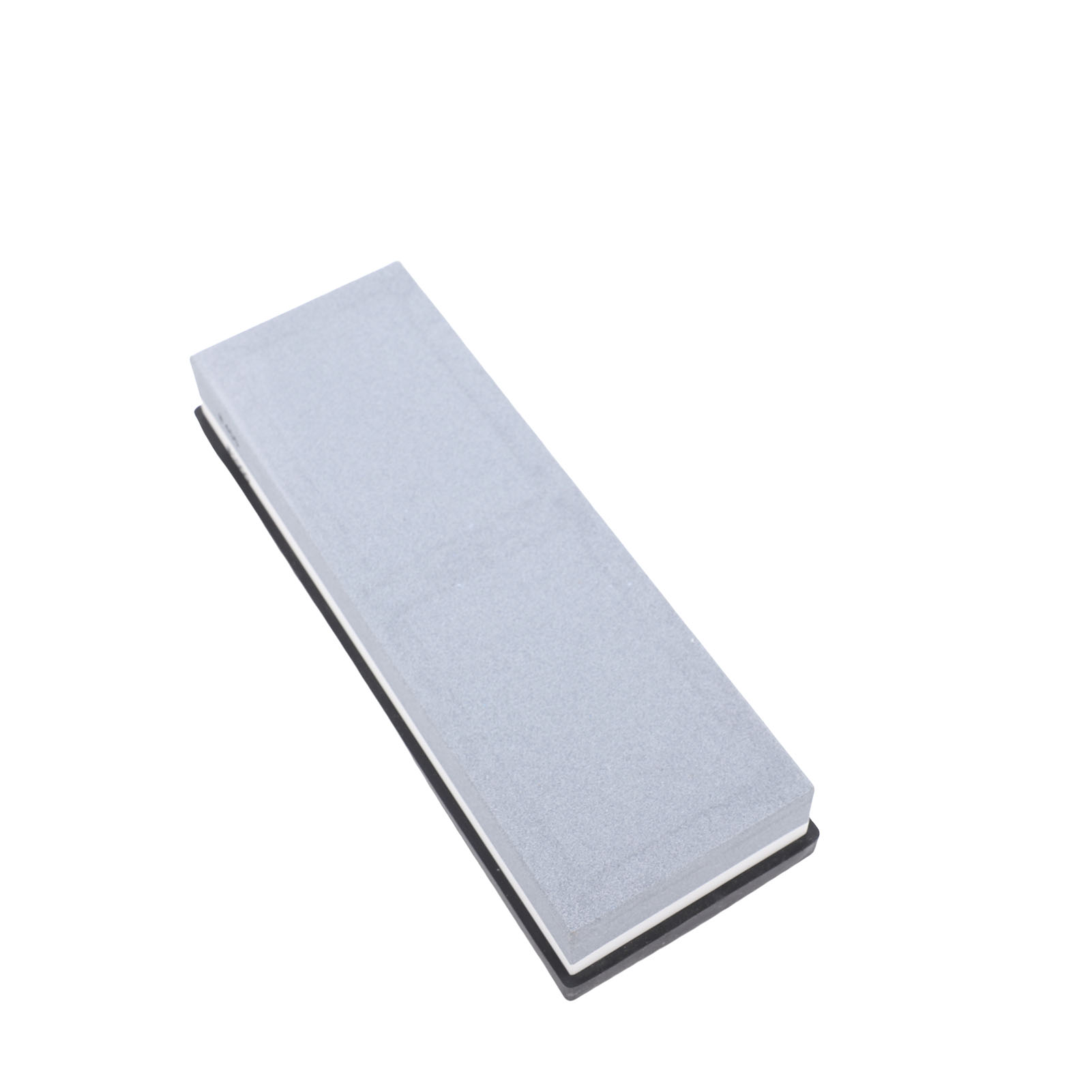Pierre aiguisage 400/1000, biface, antidérapant, blanc