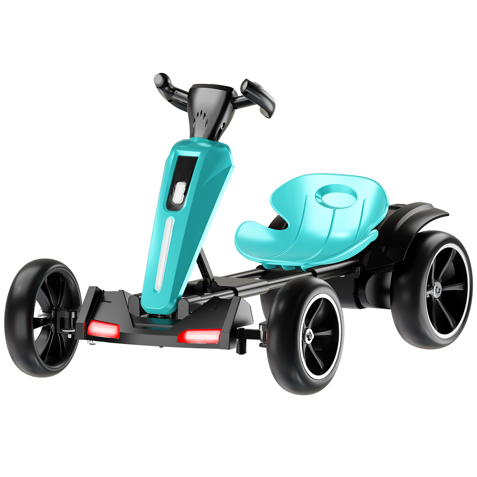Go-kart électrique enfants 12V, pliable, siège ajustable 3-6 ans