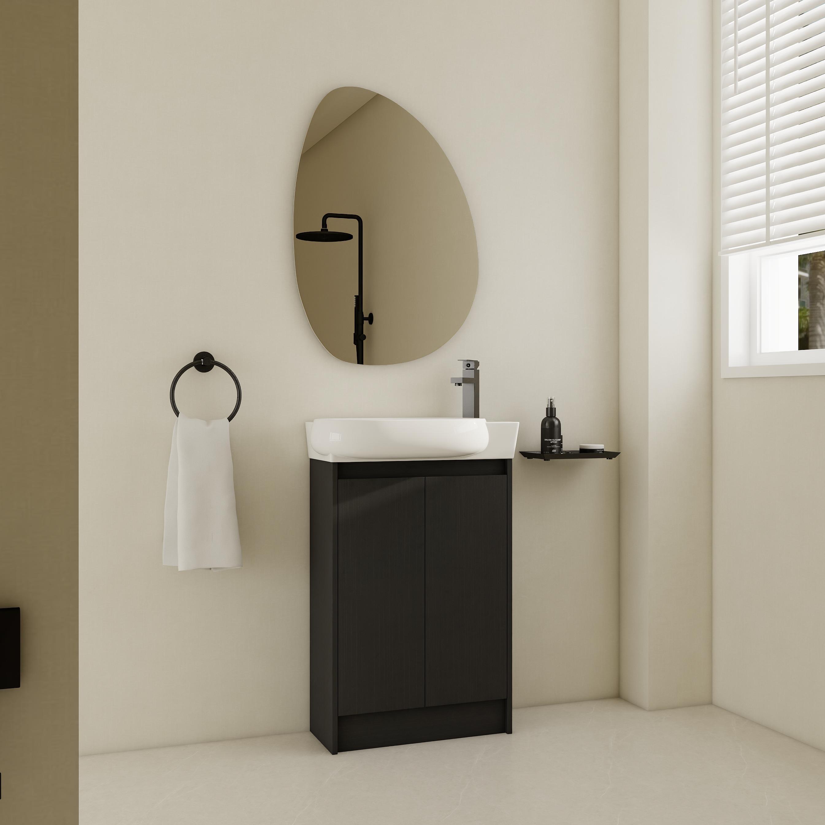 Vanité flottante salle bain 23" fermeture douce