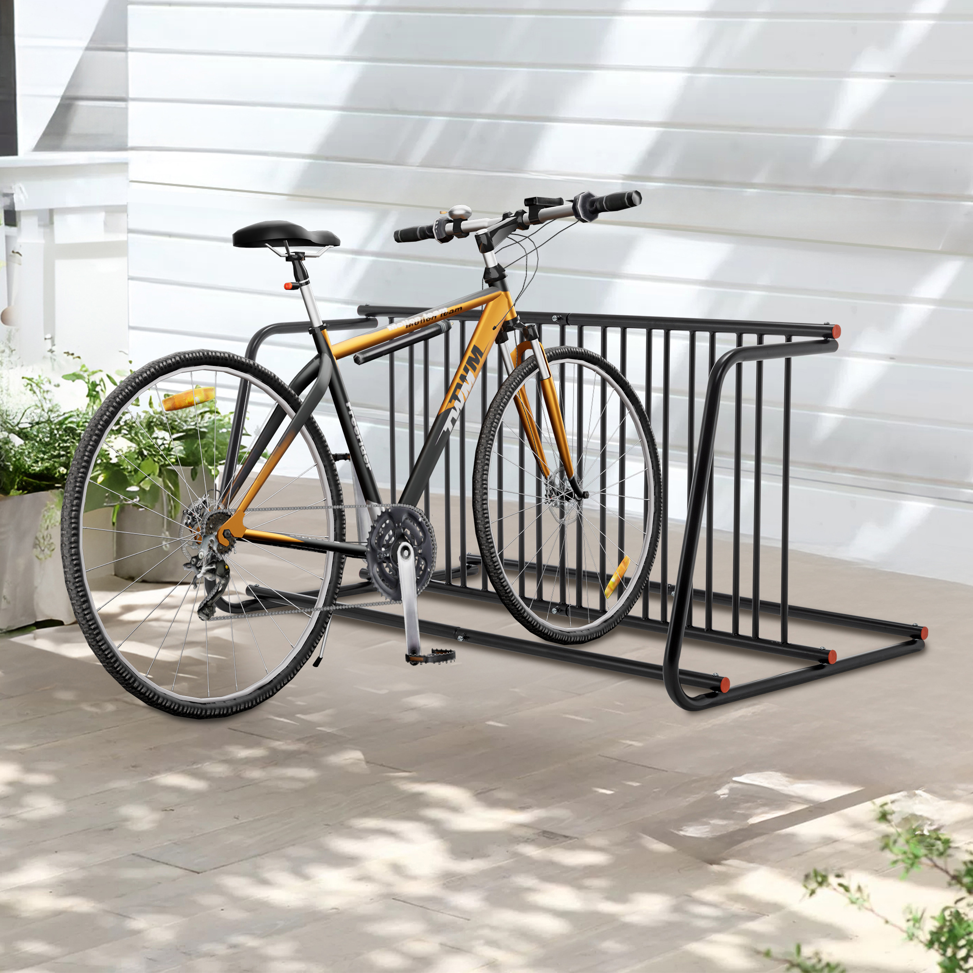 Rangement Vélos 10 Grille Double Commercial Metal Assemblage Facile
