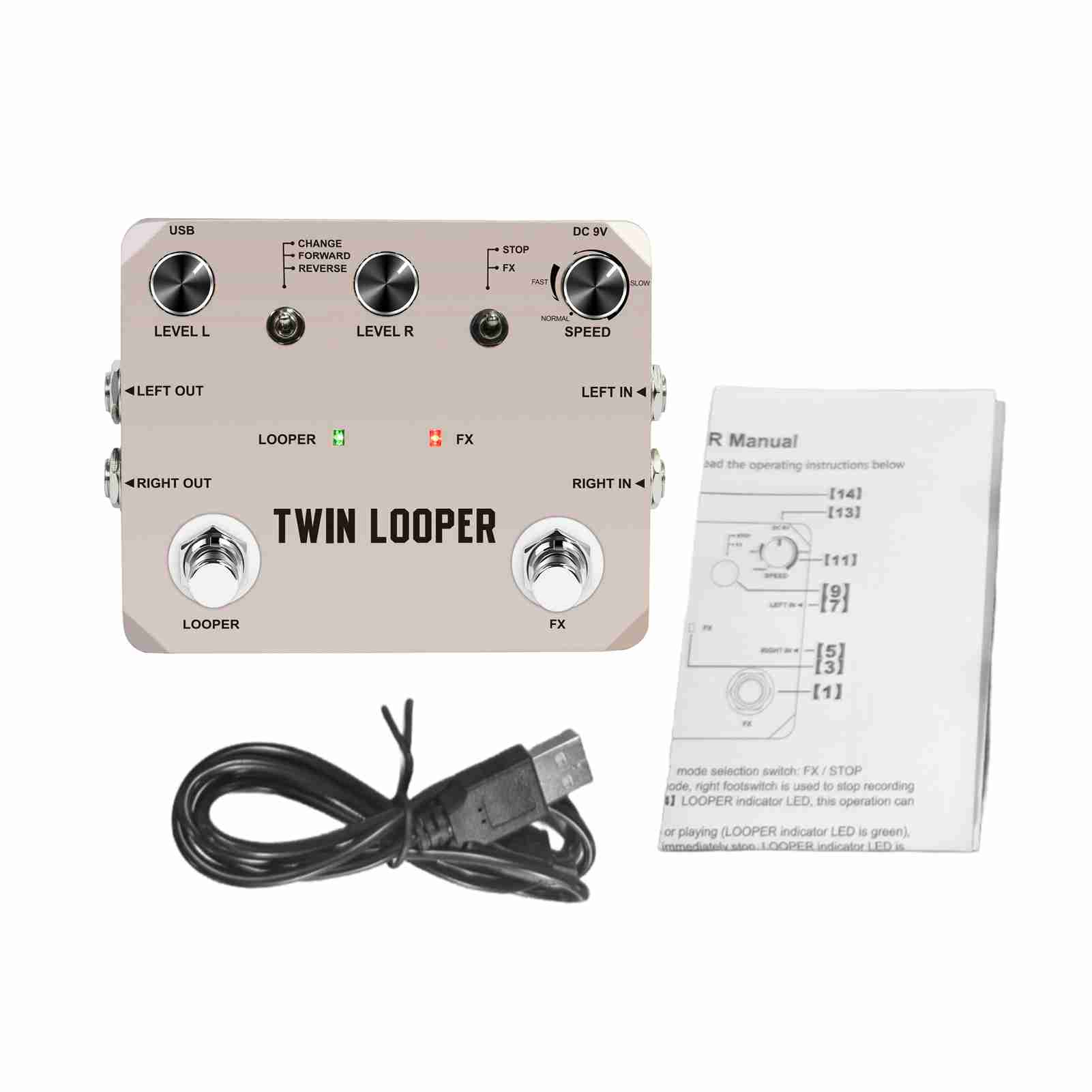 Pédale looper guitare 11 types 10 minutes