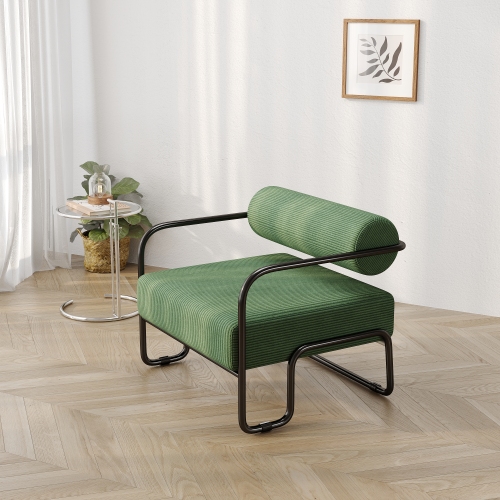 Fauteuil sofa fer 27 po, loisir balcon, vert, petit espace