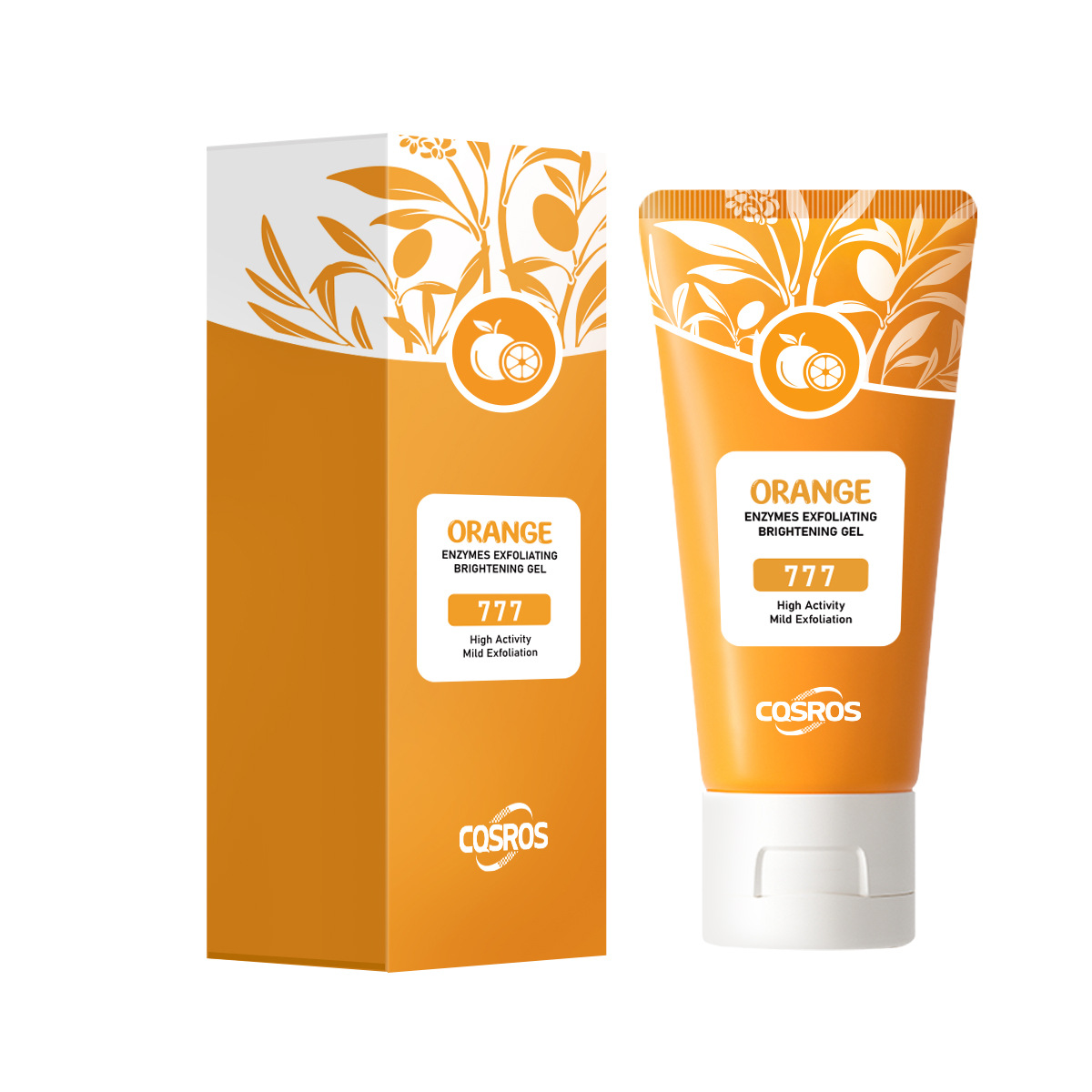 Gel exfoliant orange nettoyage pores points noirs