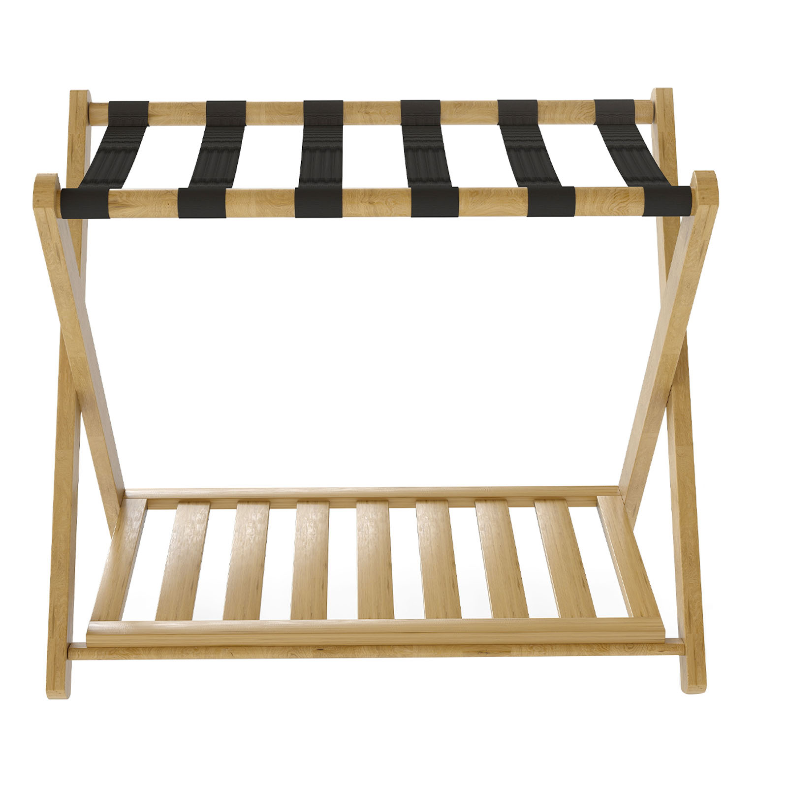 Support valise bambou pliable, étagère rangement, chambre hôtel