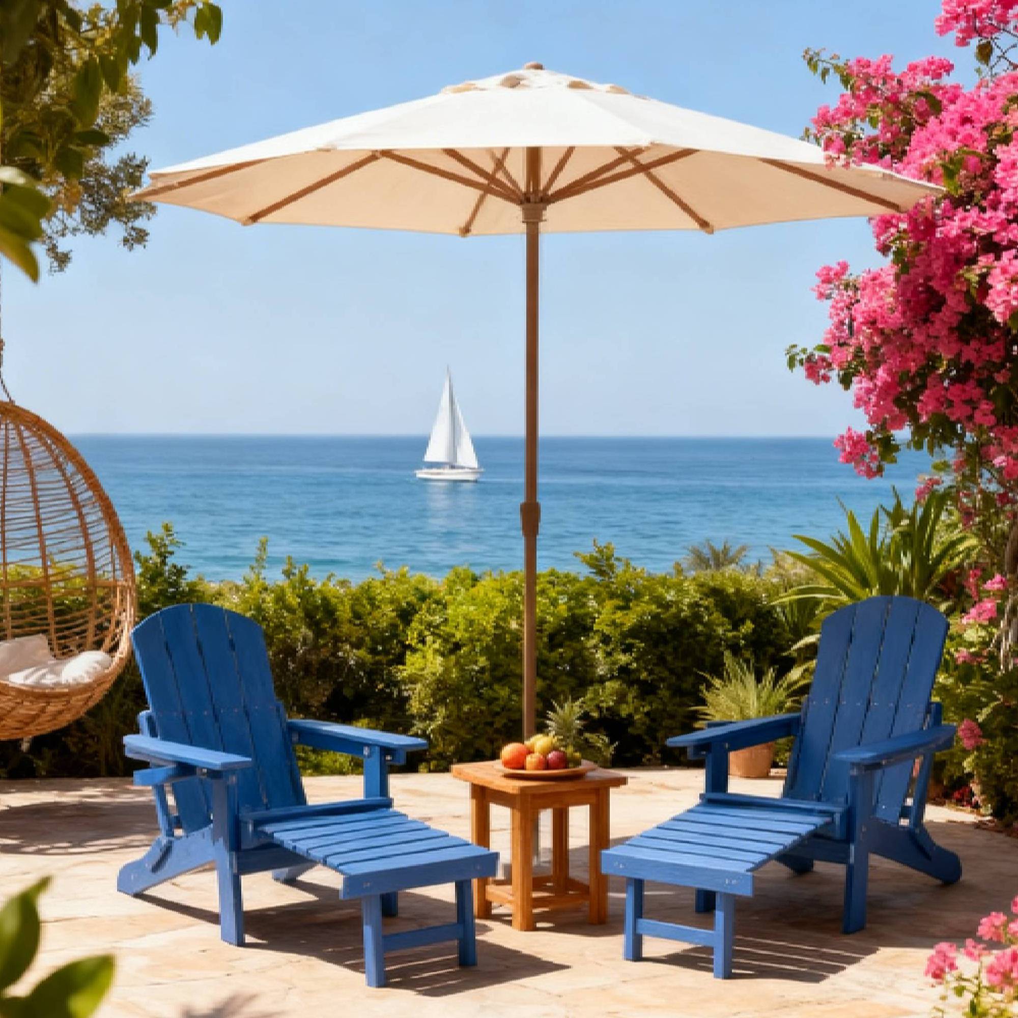 Chaises lounge extérieur 2x, loisir jardin