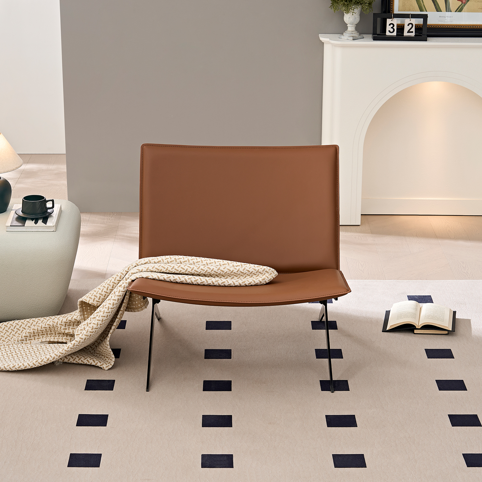 Fauteuil d'accent moderne pour salon, chambre, bureau