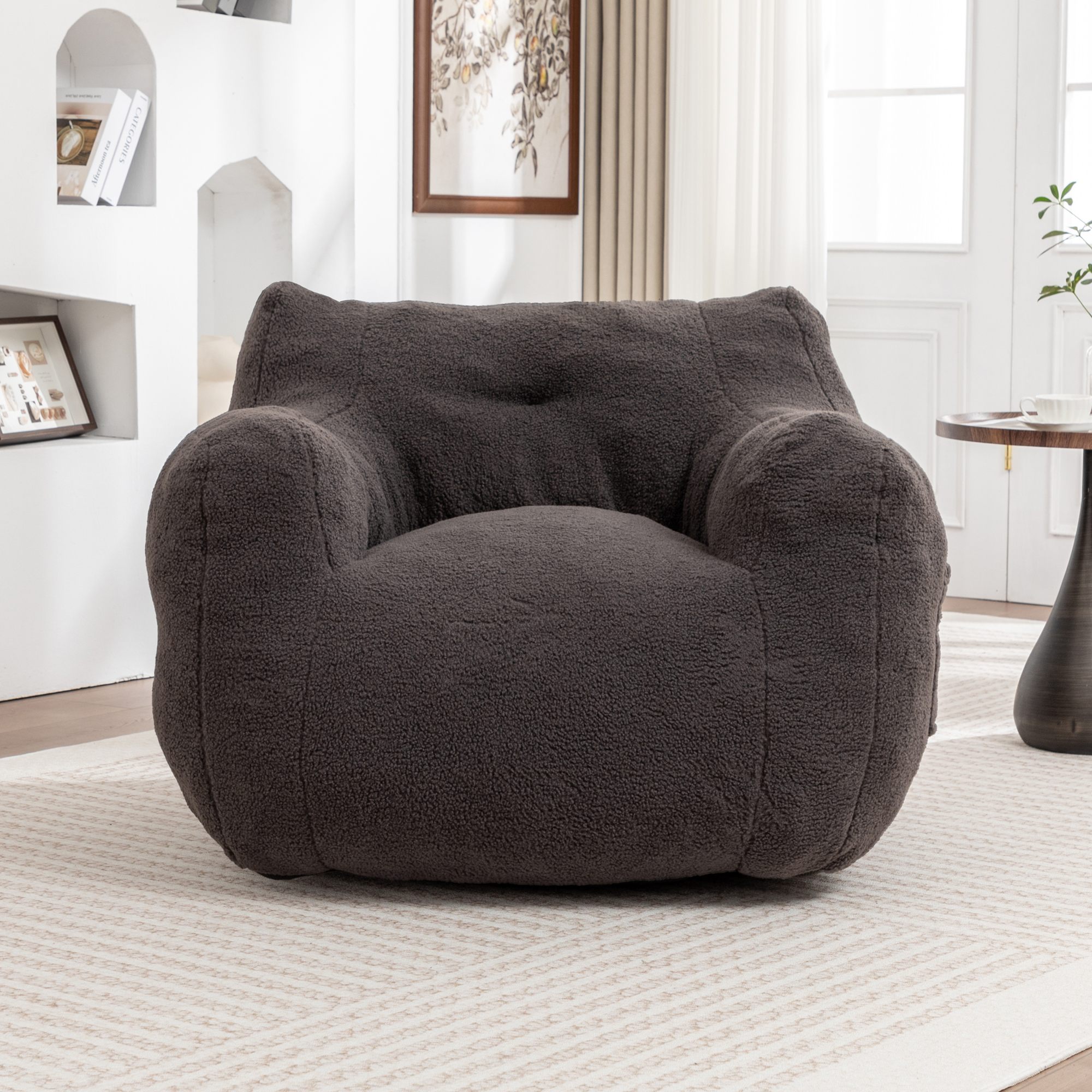 Fauteuil bean bag mousse haute densité lecture