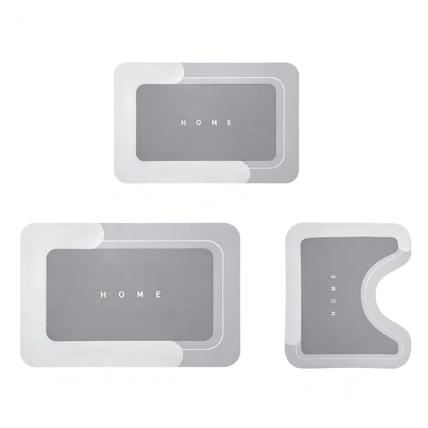 3 tapis bain absorbant magic tapis antidérapant caoutchouc