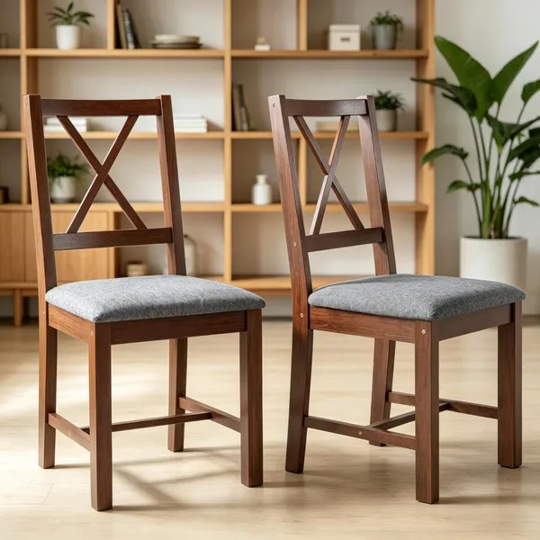 Chaise à manger, lot de 2