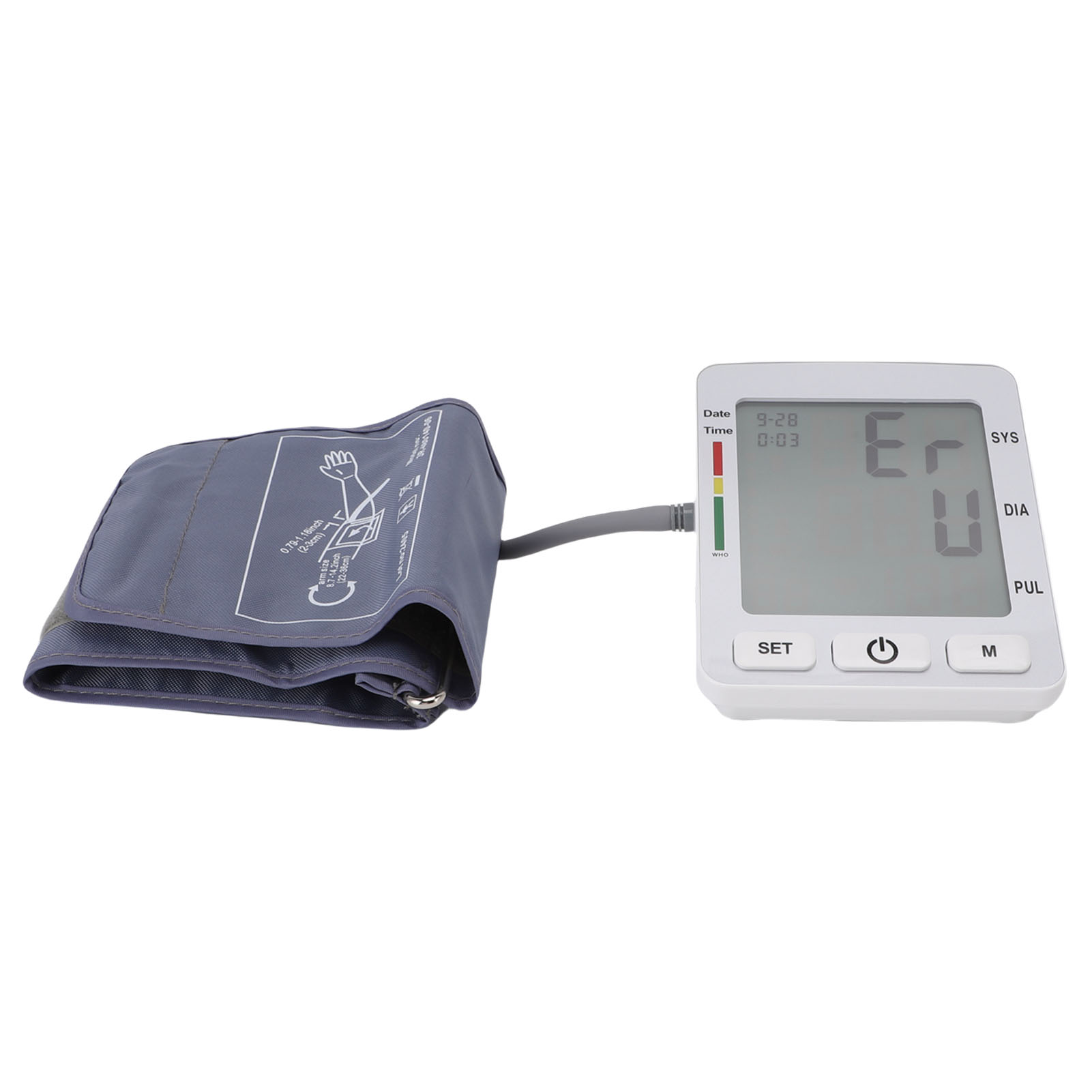 Tensiomètre bras LCD 8,66-14,17po mémoire 120 lectures