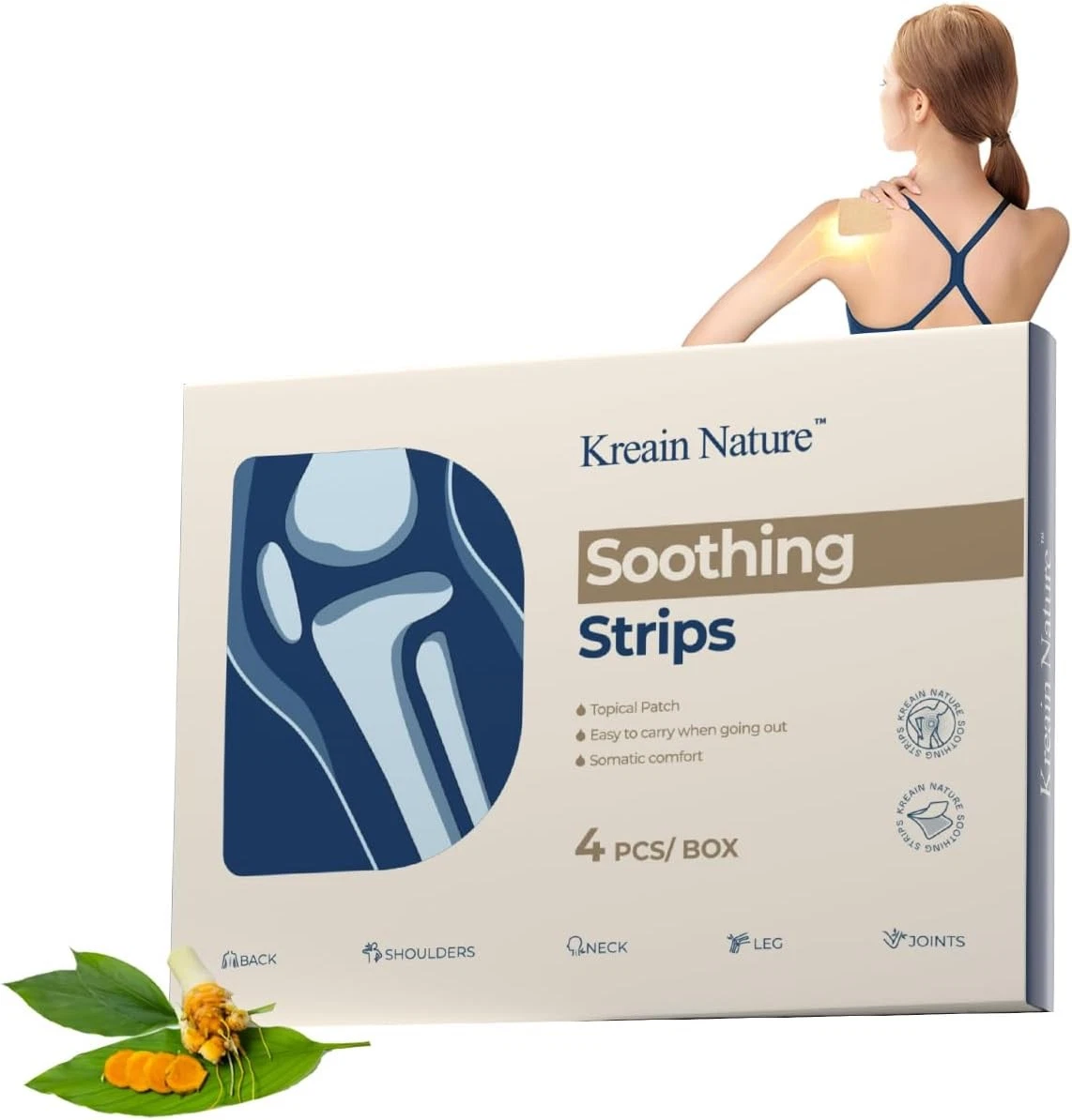 Kreain Nature 1 Patchs articulaires apaisants 4 paquets