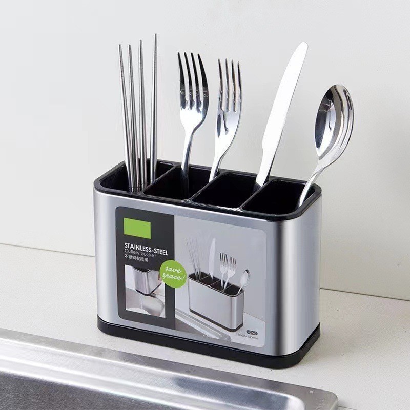 Support couverts ustensiles baguettes - Rangement cuisine