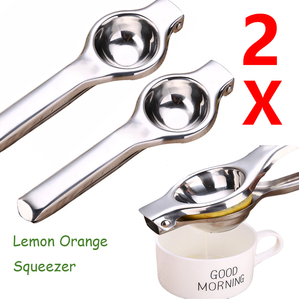 Presse-citron manuel acier inoxydable robuste