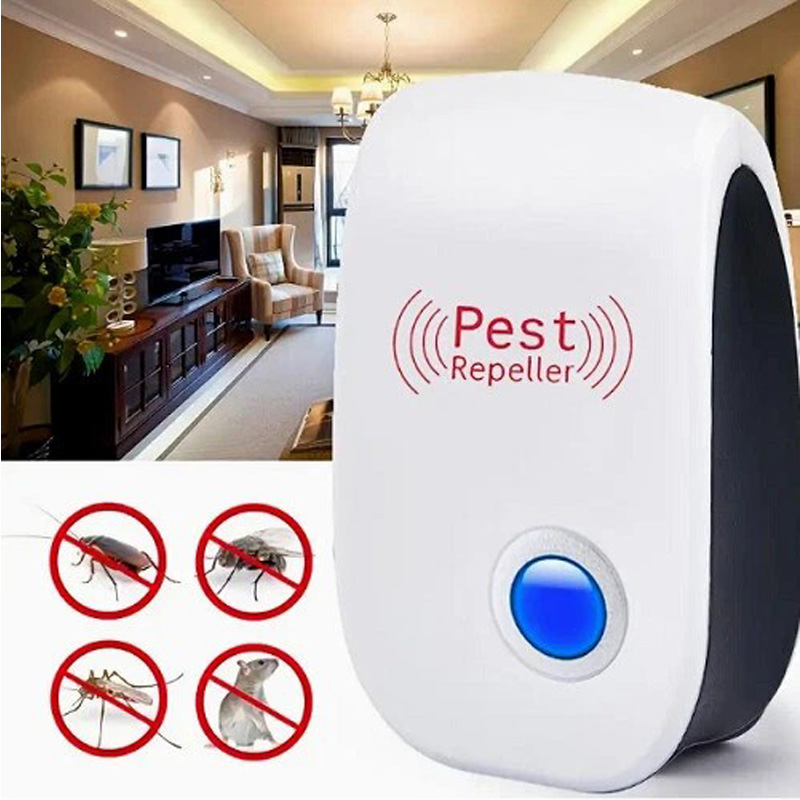 Répulsif ultrasonique antiparasitaire (6 pcs) mosquito insectes