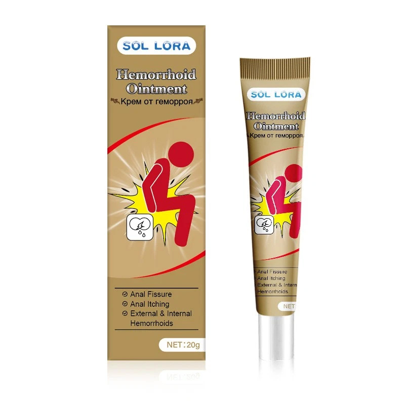 Crème hémorroïdes herbe naturelle - soulage douleur et démangeaisons