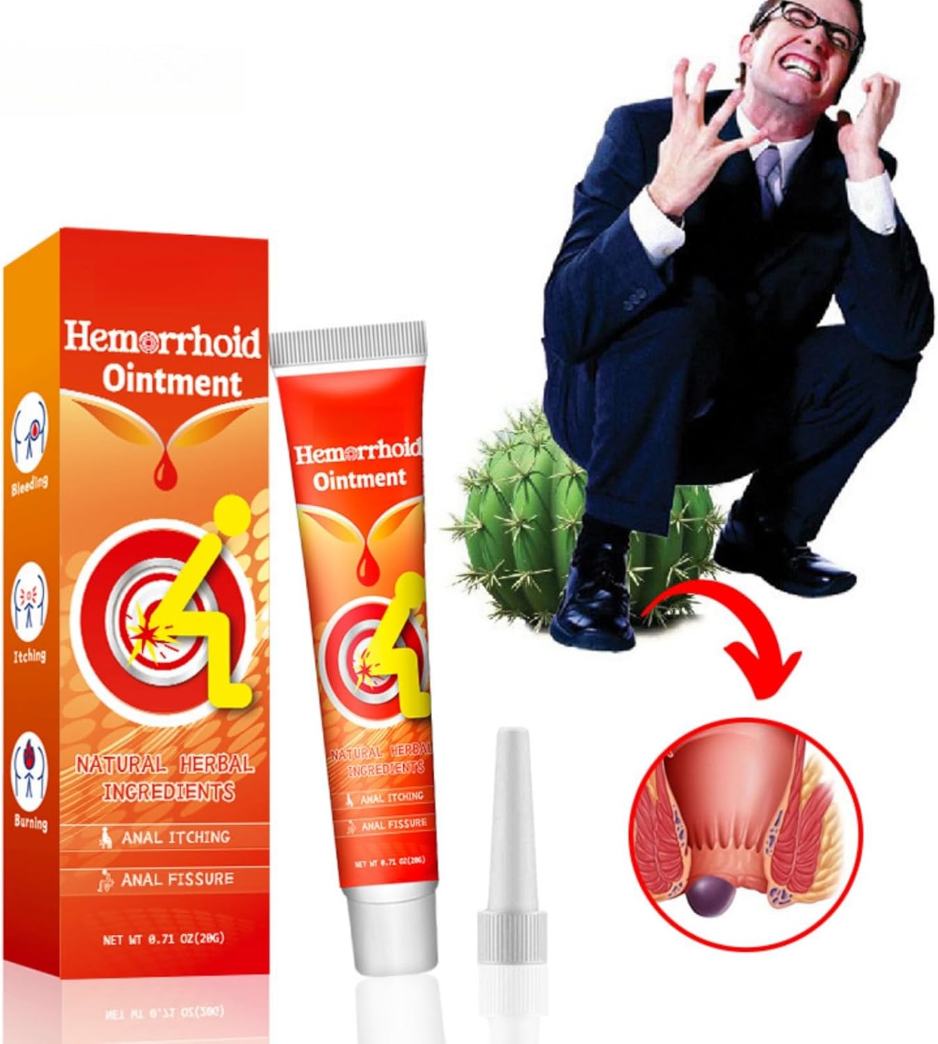 Crème hémorroïdes relief naturelle apaise douleur