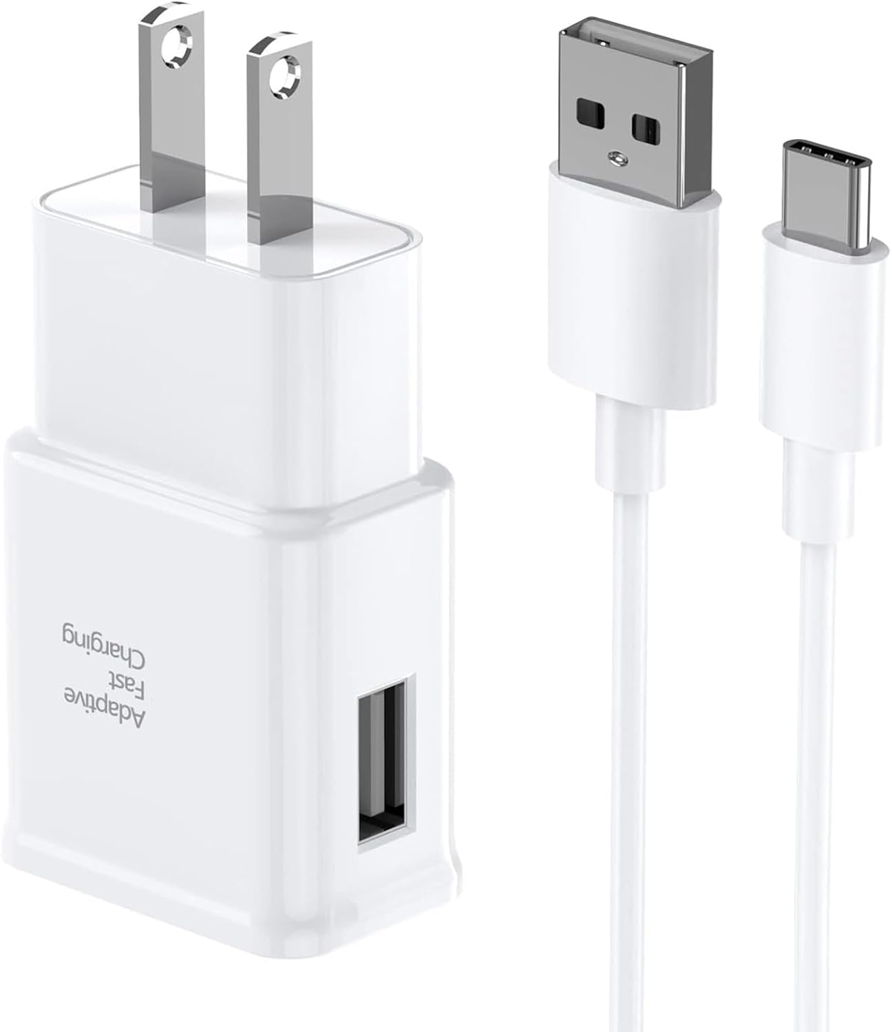 Chargeur USB-C rapide 2 pack câble 6pi Android