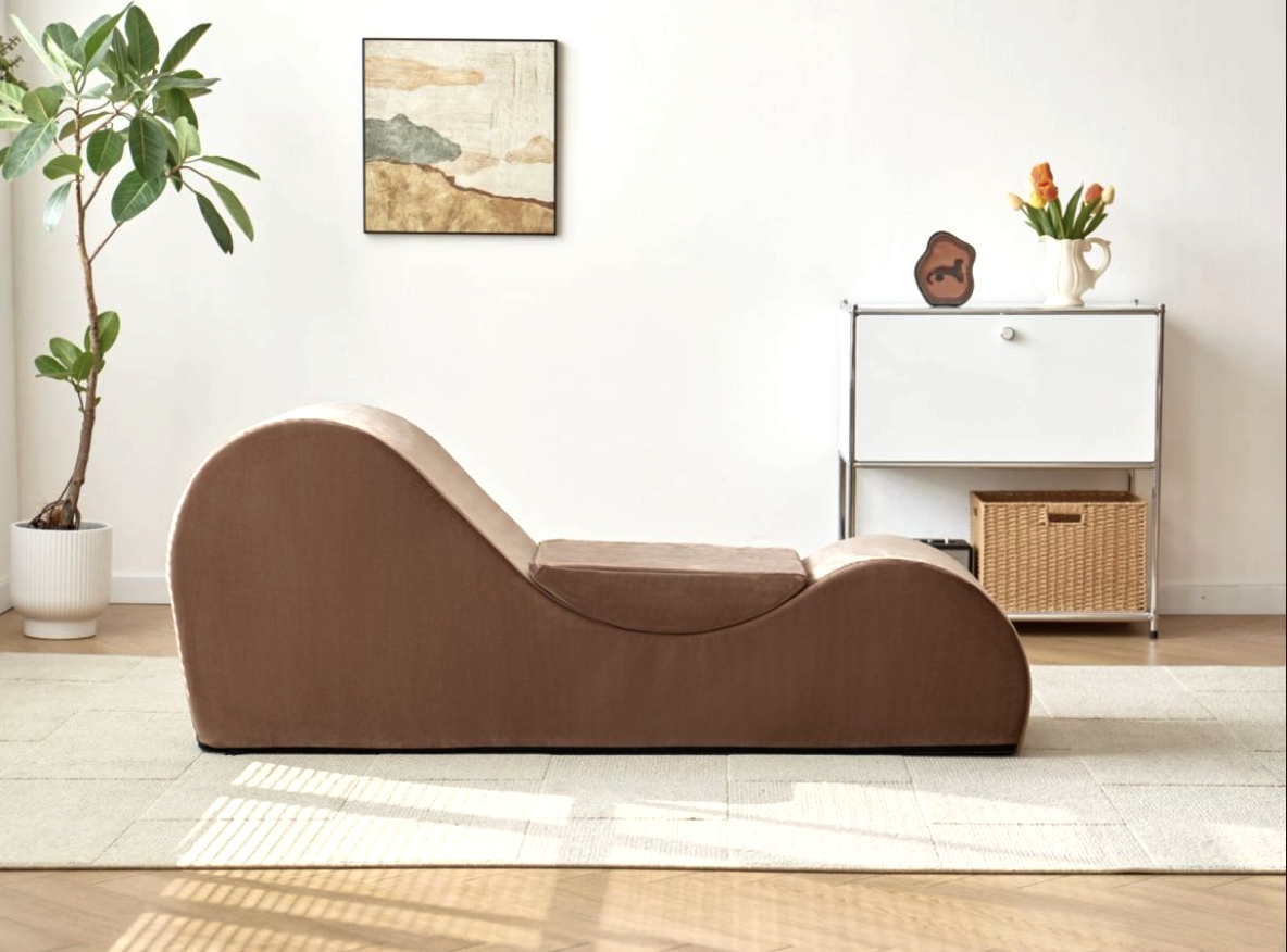 Chaise Solace mousse ergonomique lavable brun