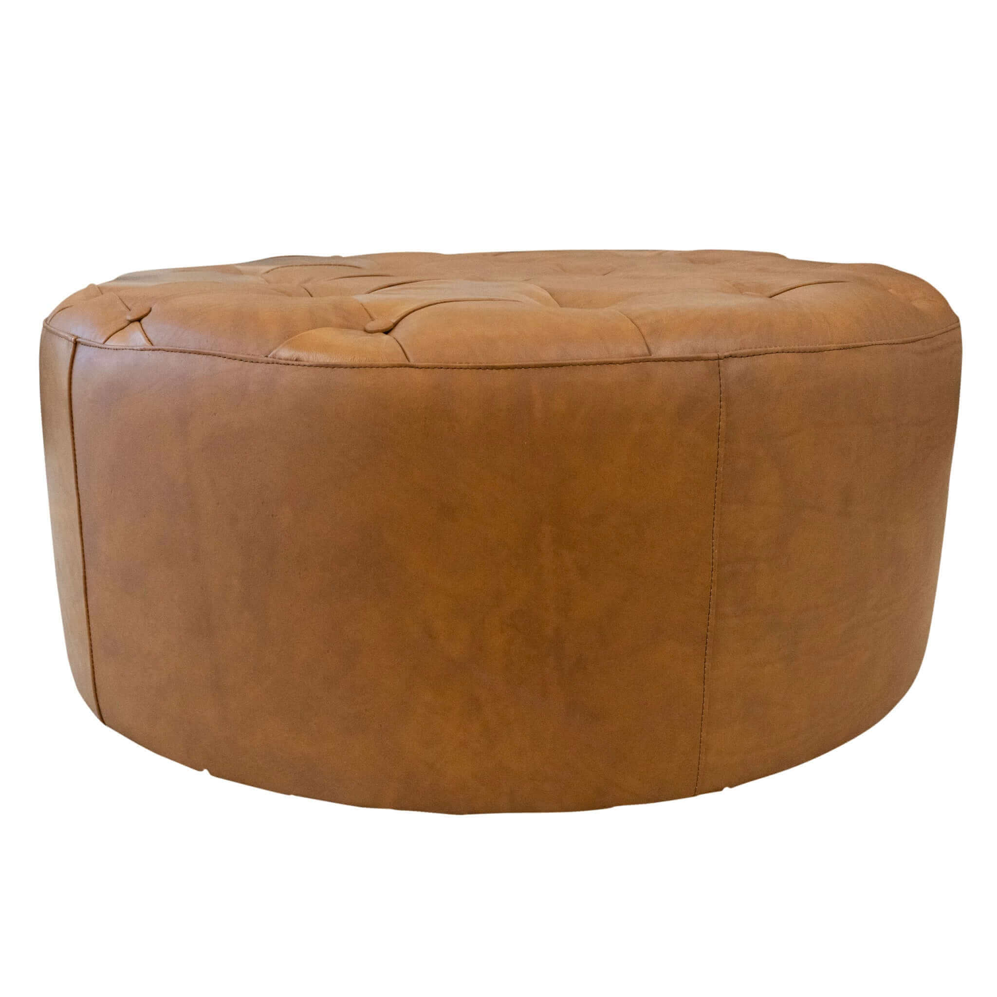 Ottoman Seletar cuir tan