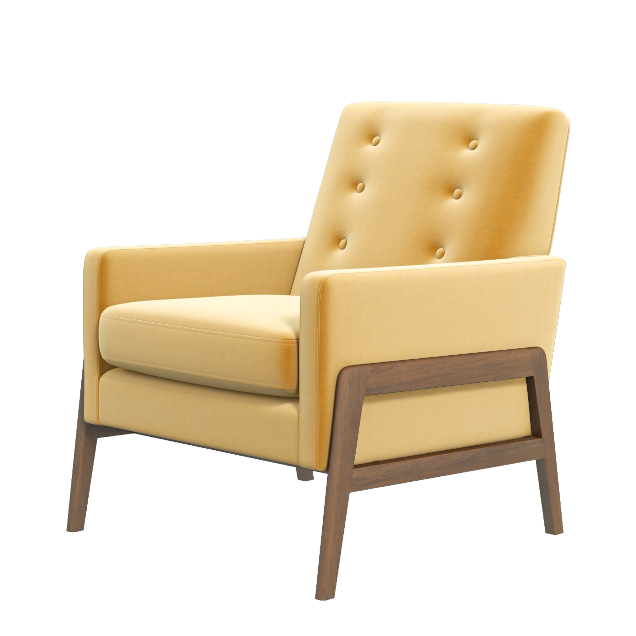 Cole fauteuil lounge bois massif