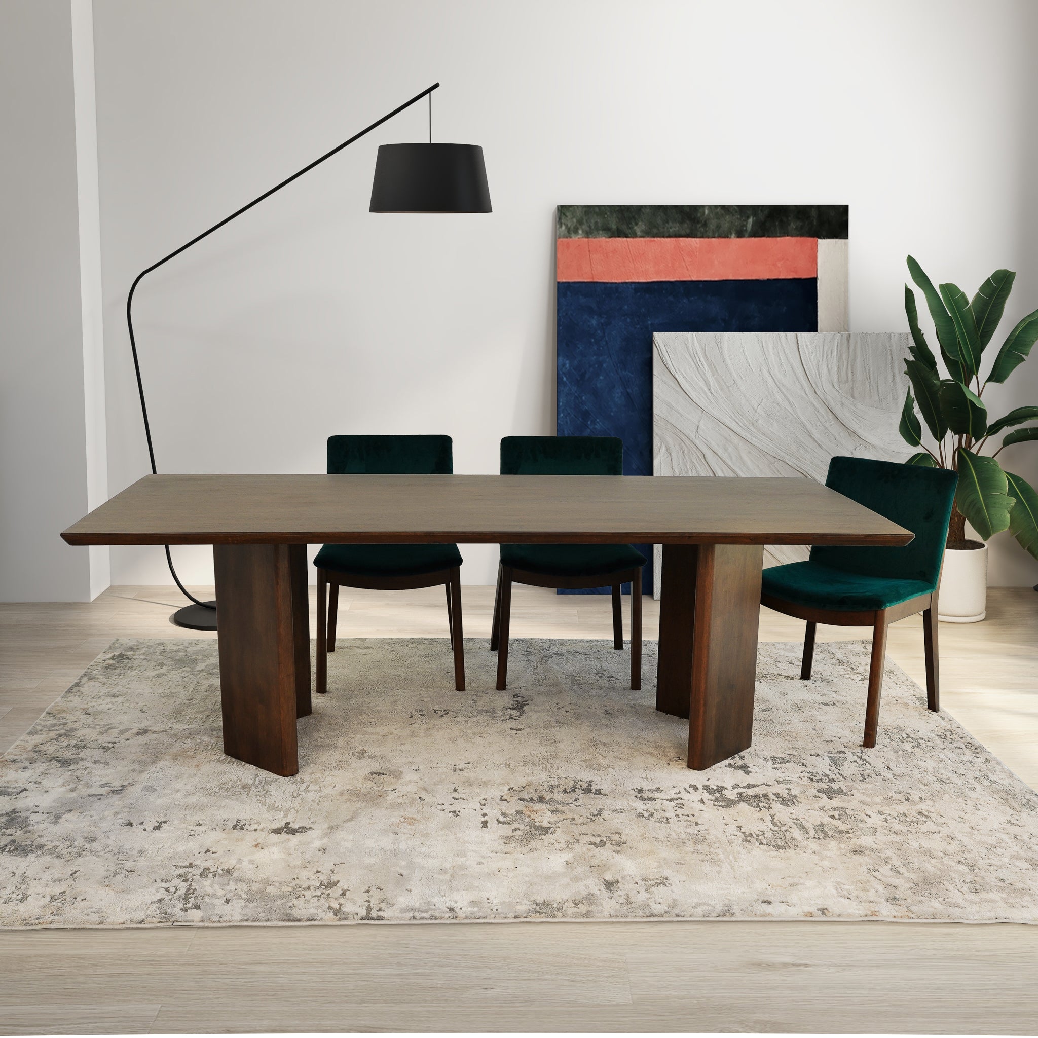 Alden Table dînante noyer