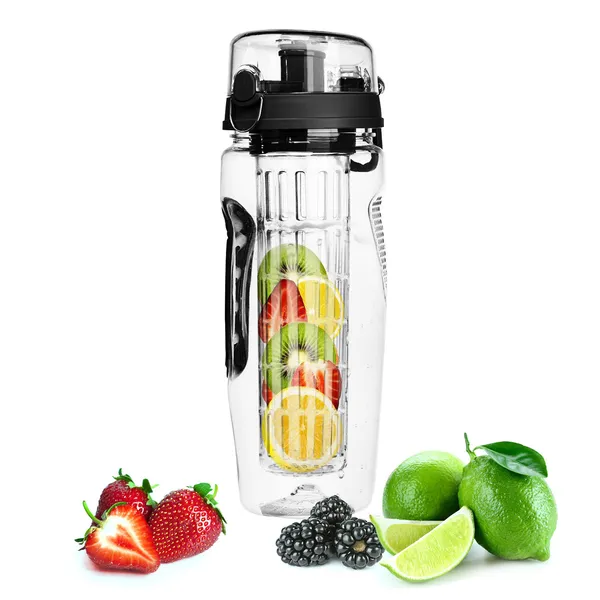 Bouteille infuseur fruits 32oz sport anti-glisse