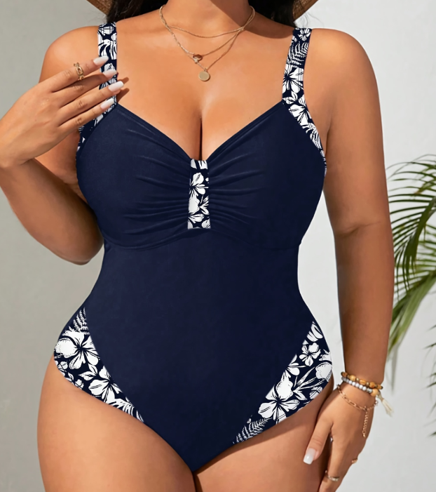 Maillot bain une pièce décontracté femme