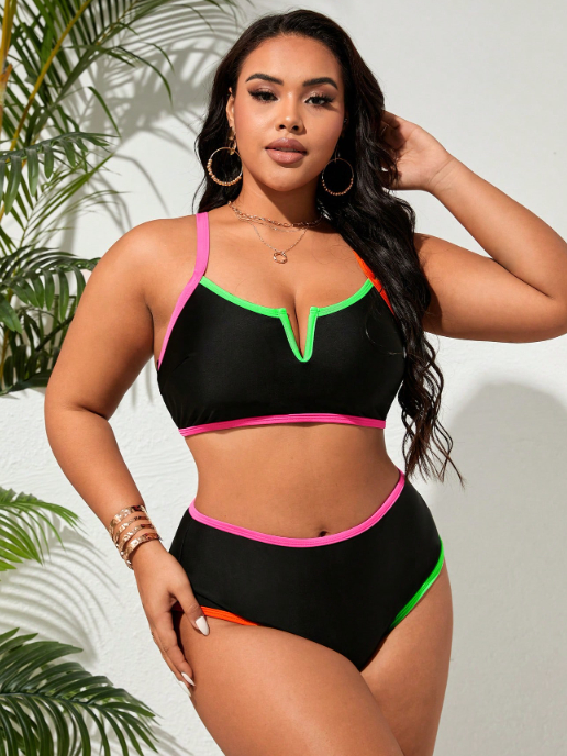 Maillot 1 Pièce Col Haut Bretelles Ajustables M064