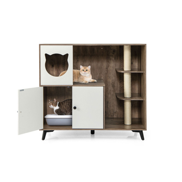 Litière chat griffoir maison appartement chat meuble