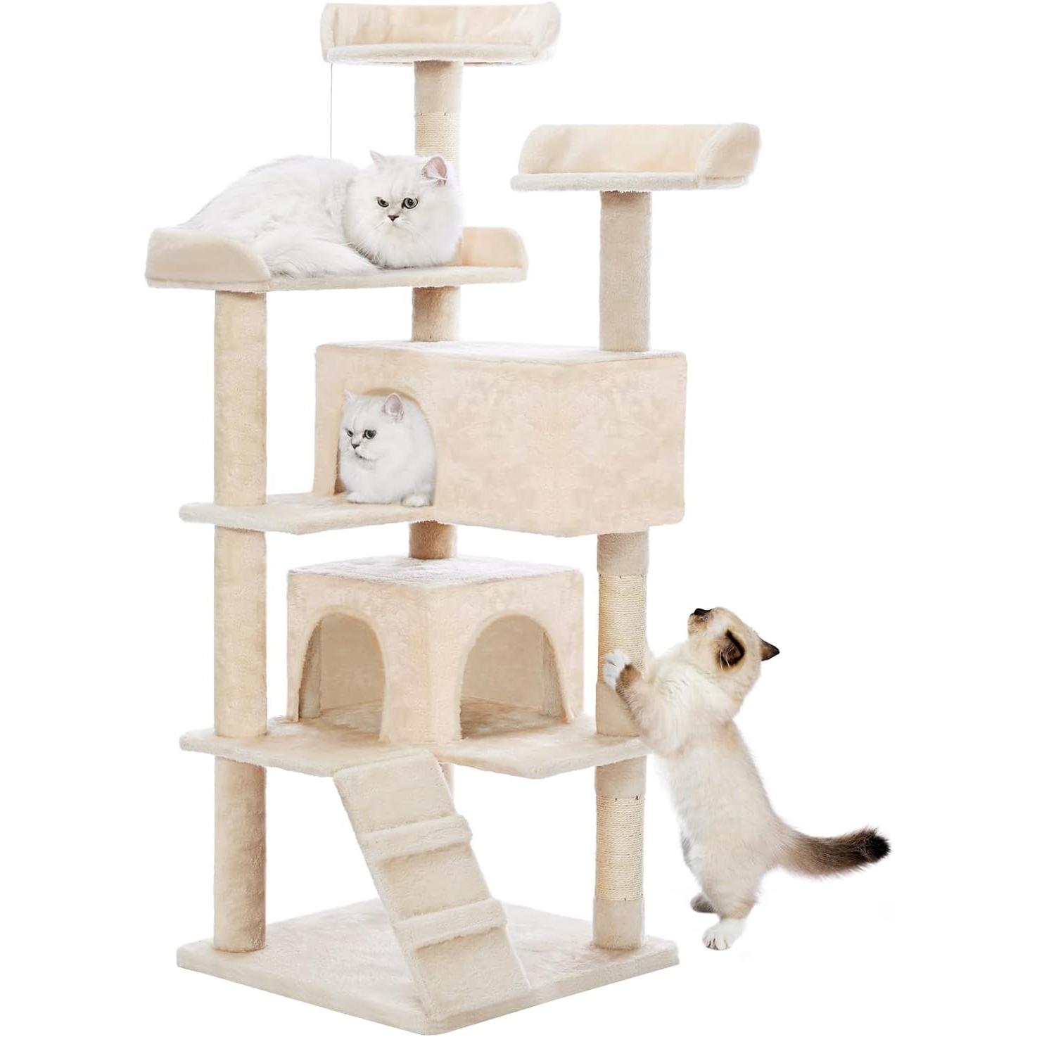 Arbre chat Made4Pets 56", lit et griffoir
