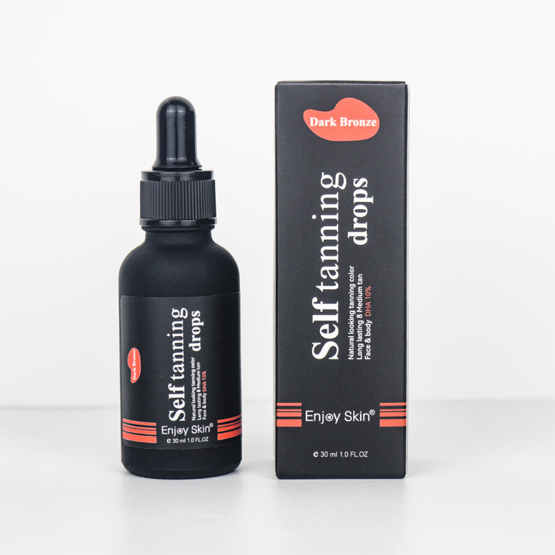 Huile Autobronzante Naturelle 30ml, Gouttes Concentrées, Acide Hyaluronique