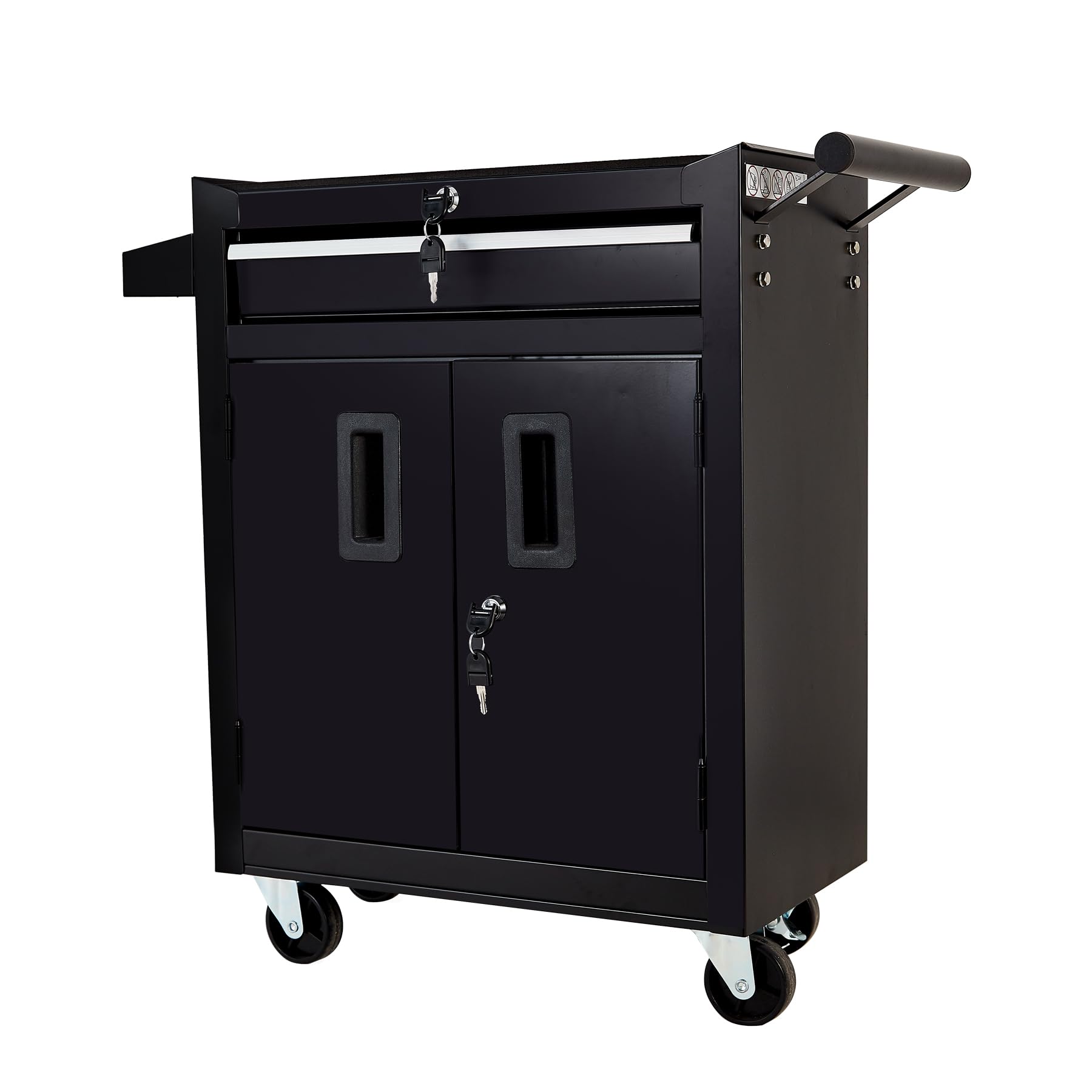 Armoire 2 portes 1 tiroir chariot outils TT201BK