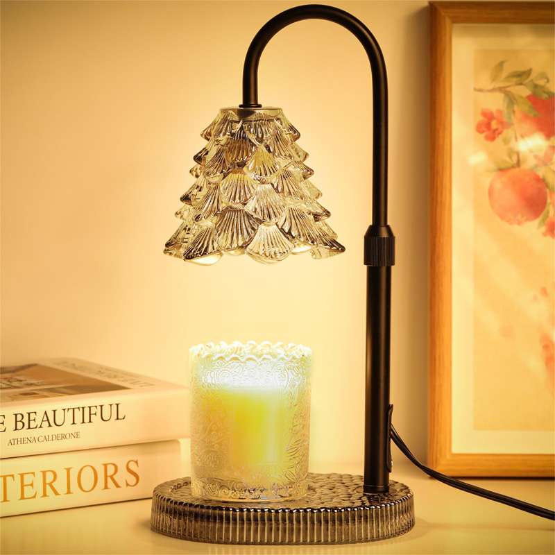 Chauffe-chandelle lampe minuterie variateur cire bougie décor