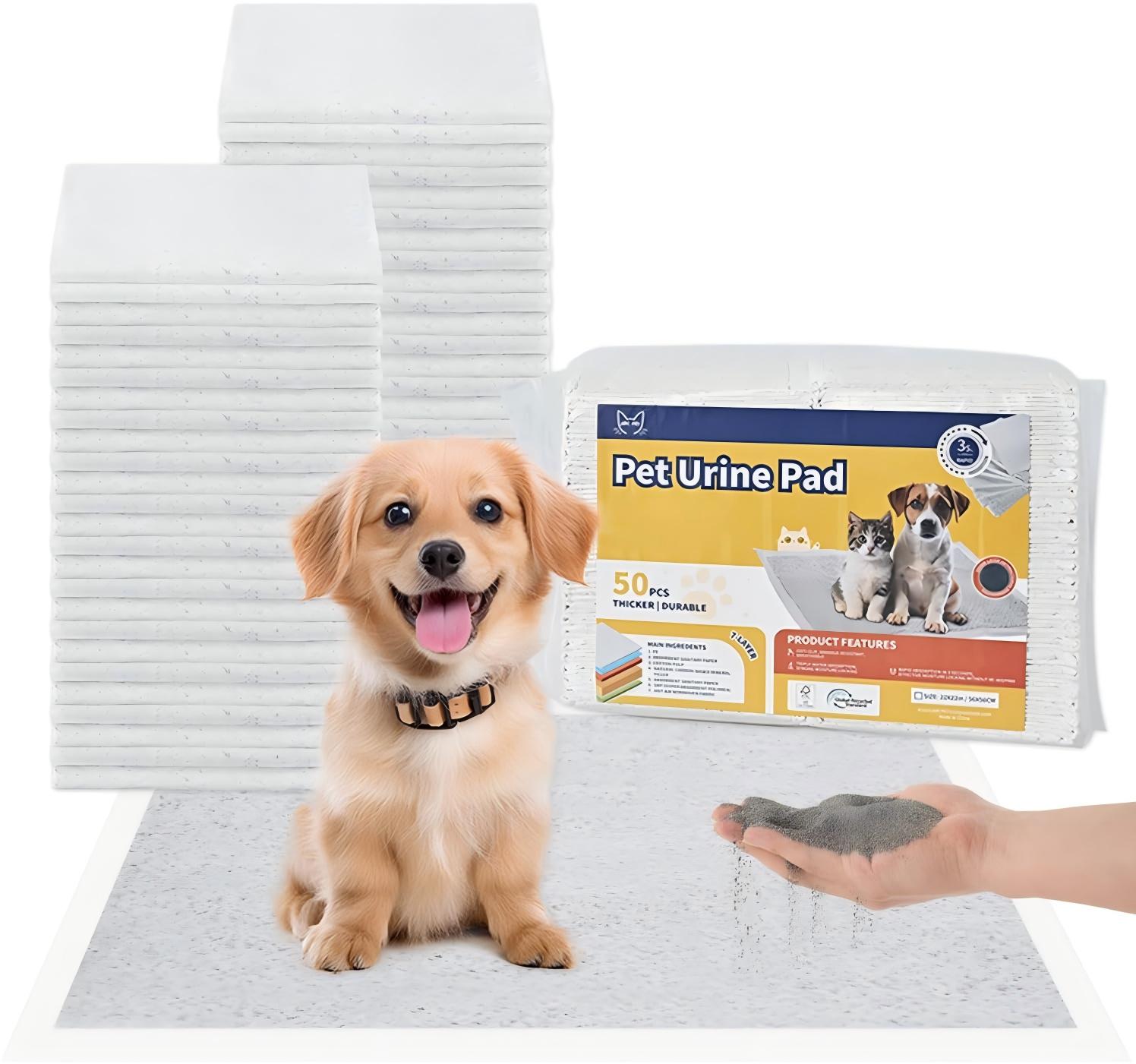 Tapis d'entraînement pour chiots 50 unités, 5 couches